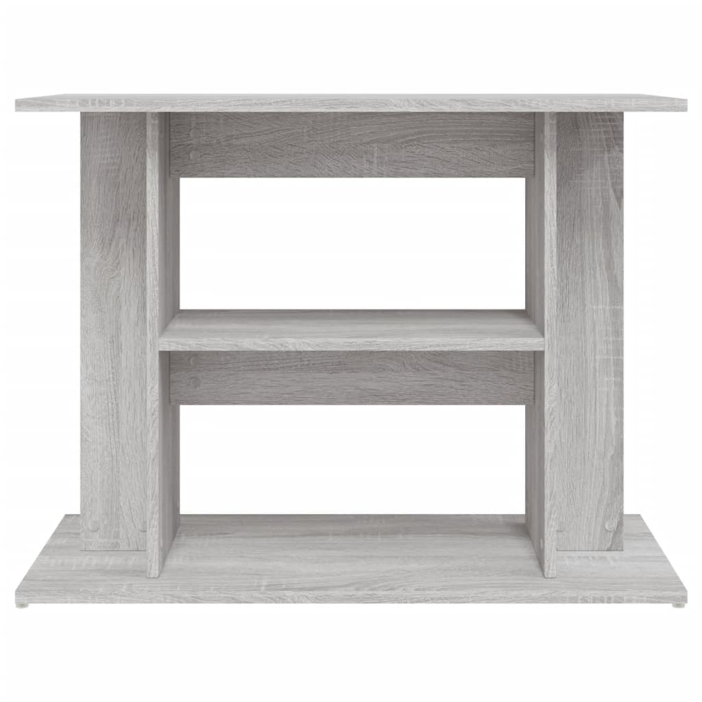 Suporte para aquário vidaXL em madeira engenheirada cinza Sonoma 80x35x60 cm