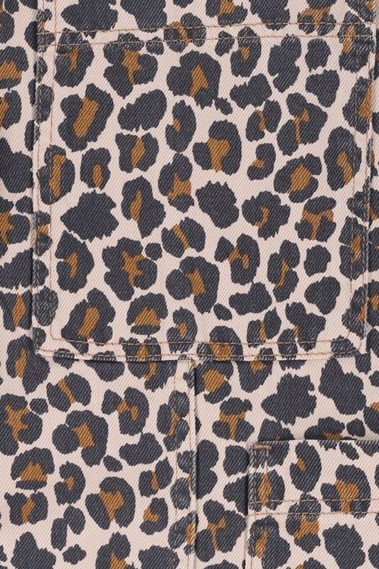 Sissy-Boy - Bruine balloon leg jeans met leopard print