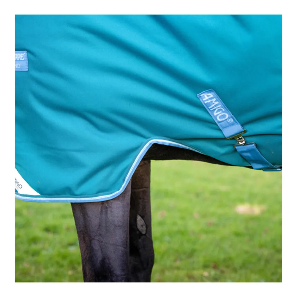 Horseware AMIGO BRAVO 12 WUG HVY 400G - Couverture de paddock storm green/turquoise/aqua