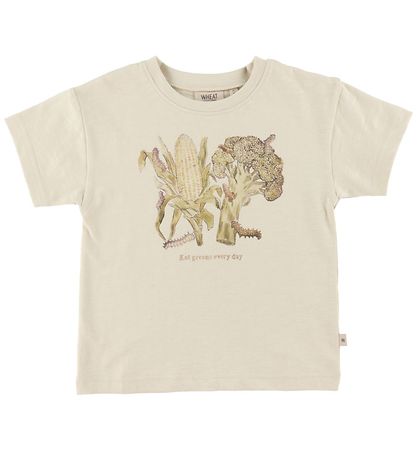 Wheat T-Shirt - Grün - Kreide