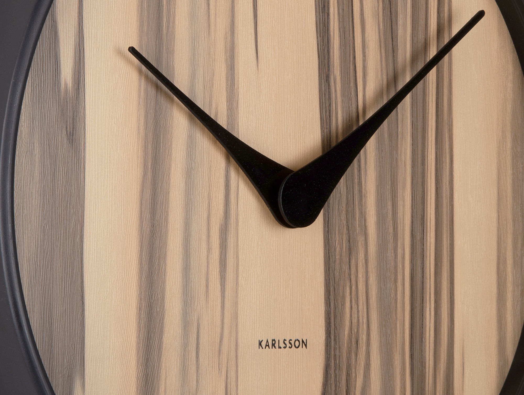 Wall clock Wood Melange light wood
