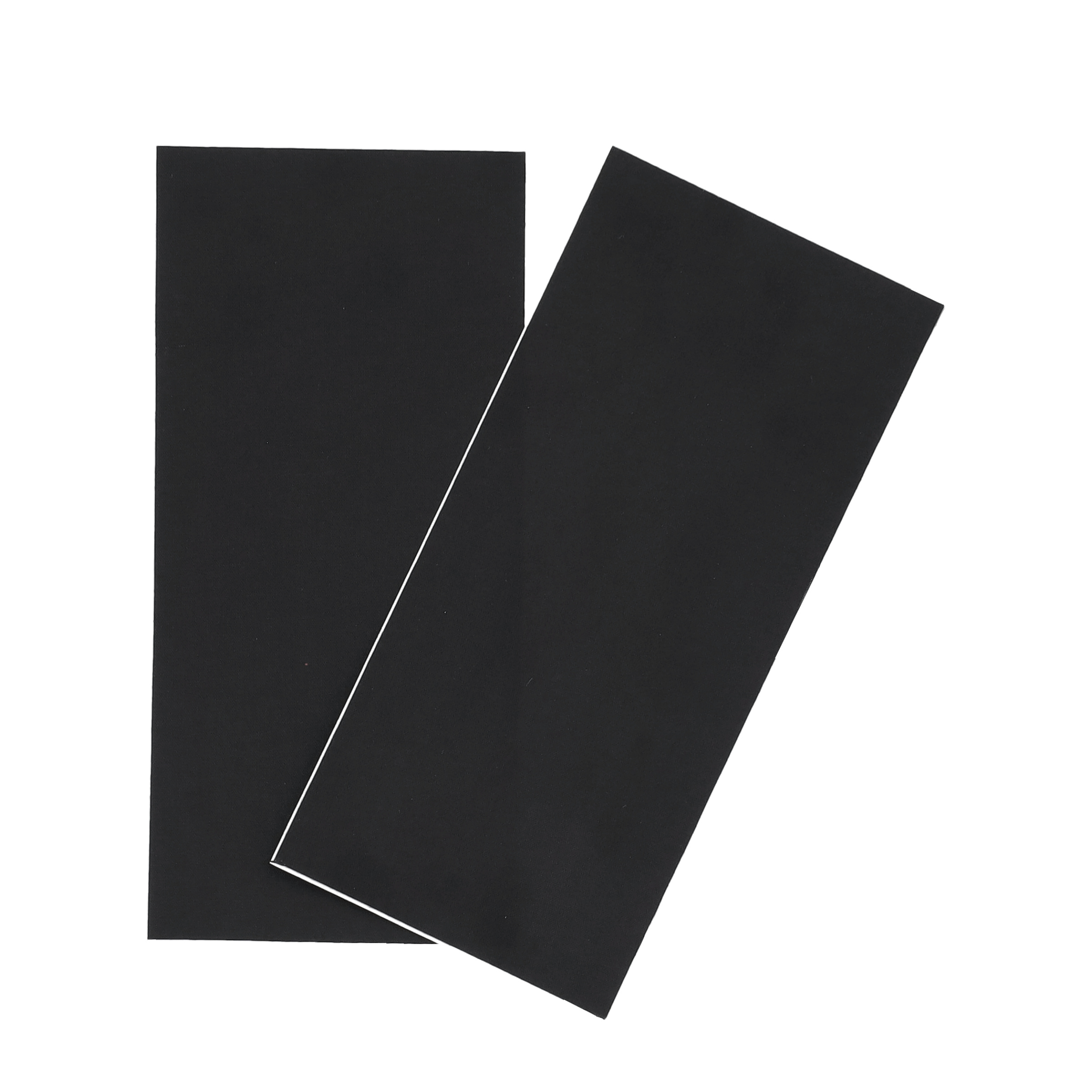 (2er Set) Nylon Klebe Flicken Wasserabweisende Patches Universal Tape für Heimwerker / Reparaturen (929500) - Schwarz