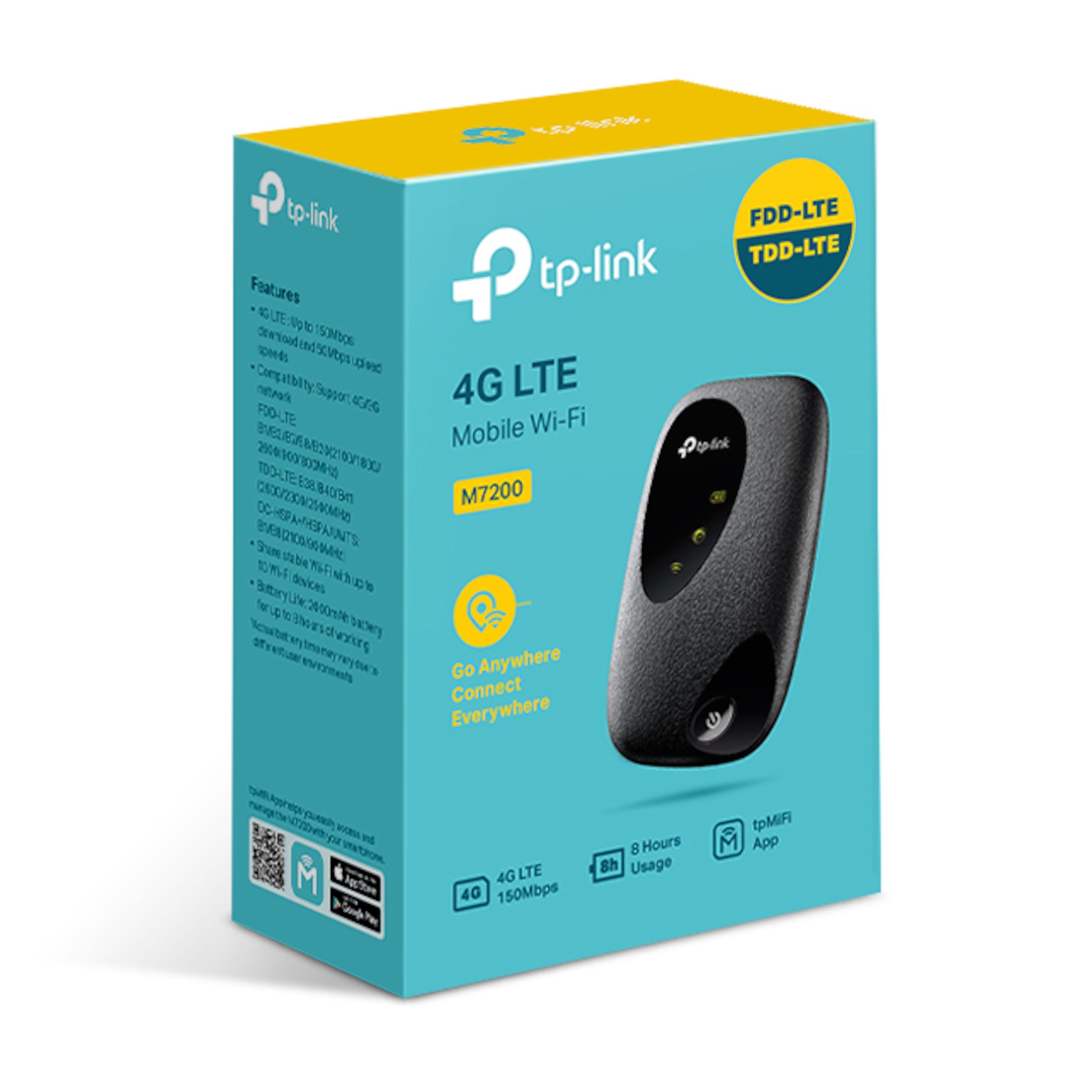 TP-link M7200 4G-ruter med modem