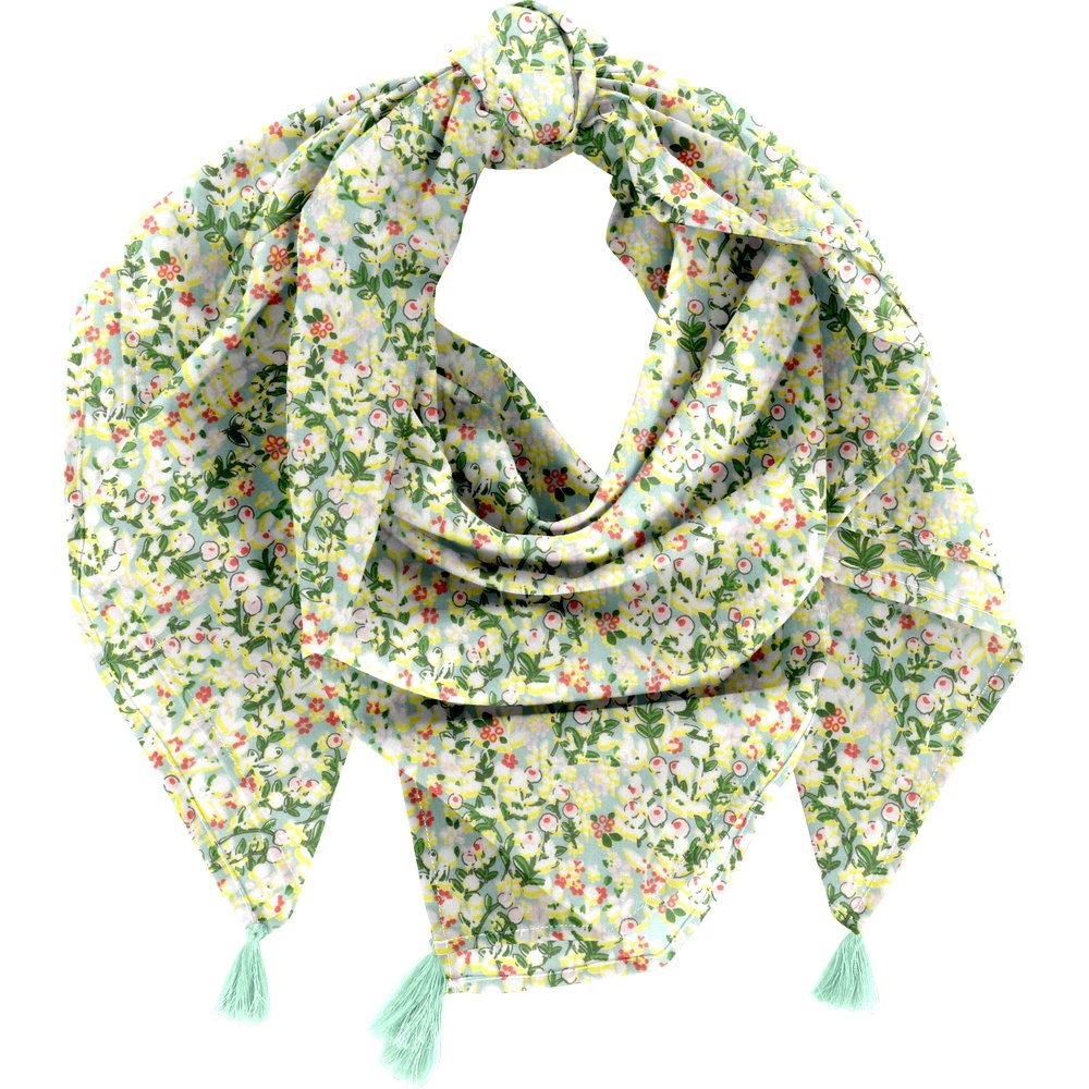 Foulard Pompon Baie Mentholée