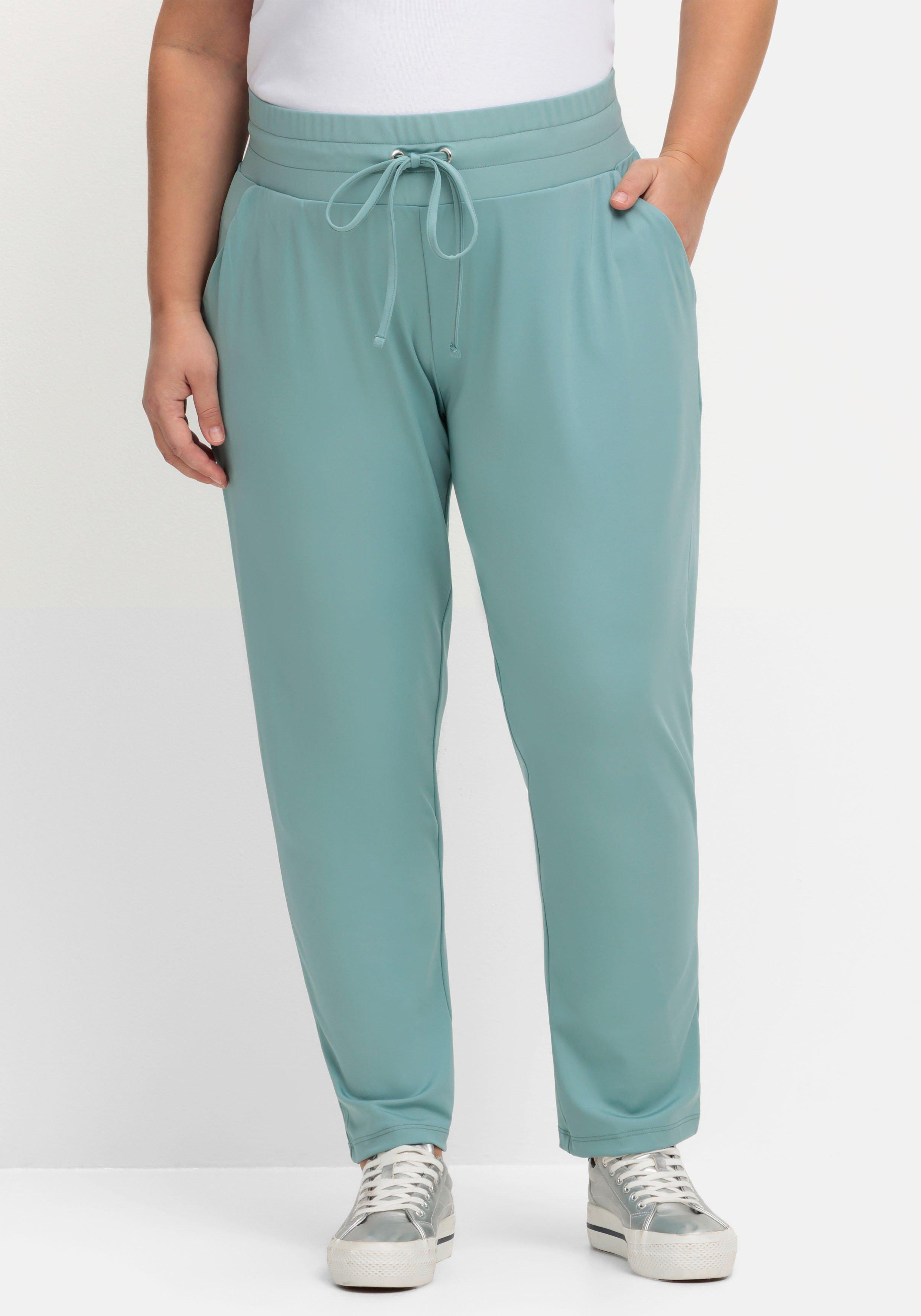 Joggpants mit Rundum-Dehnbund und Bindeband