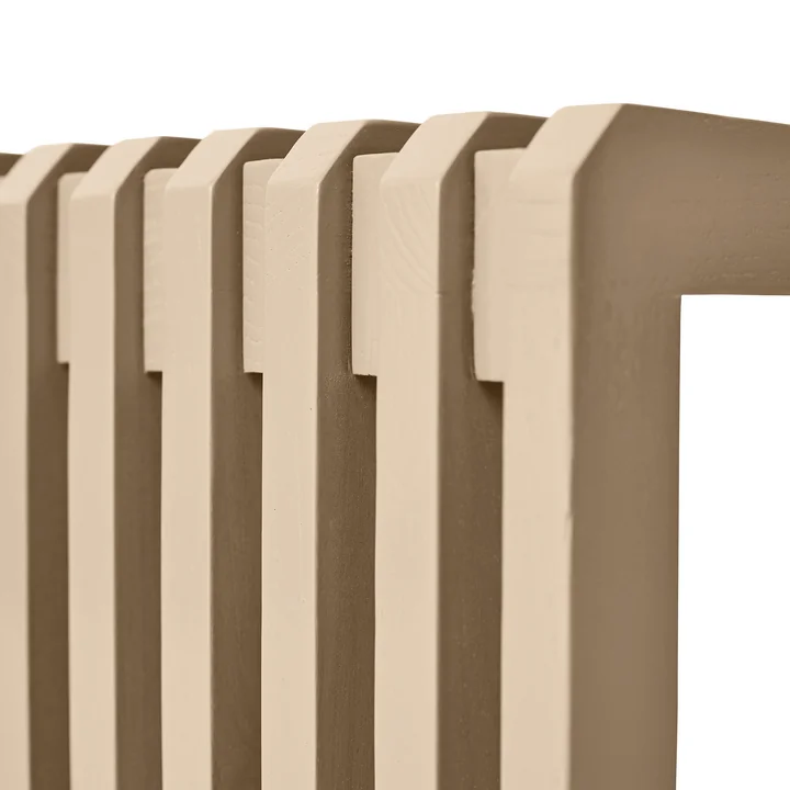 HKliving - Slatted Bank 160 cm, sand