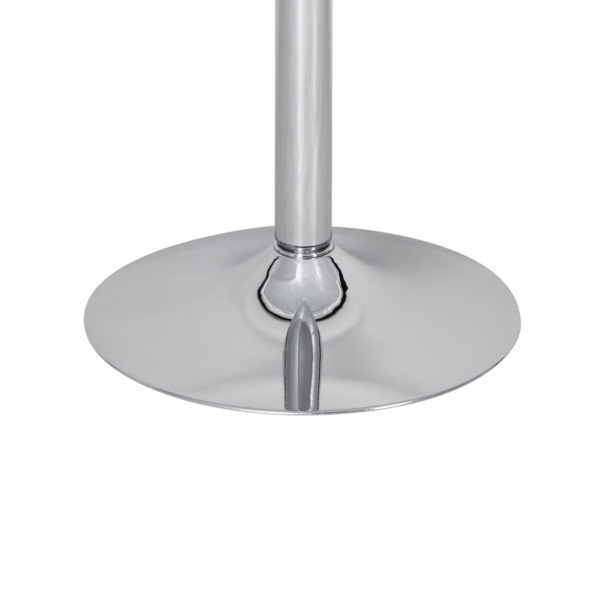 Stehtisch FineBuy Bartisch Bistrotisch Imbisstisch Metall Chrom Glas Rund 60 cm