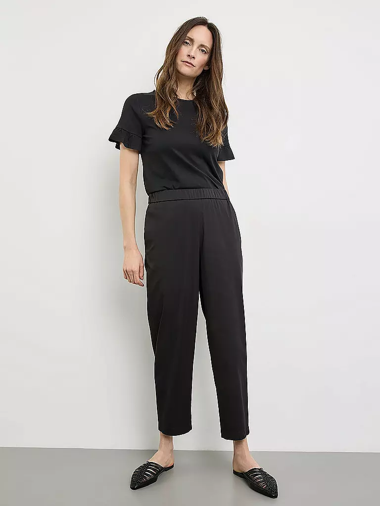 GERRY WEBER Businesshose schwarz