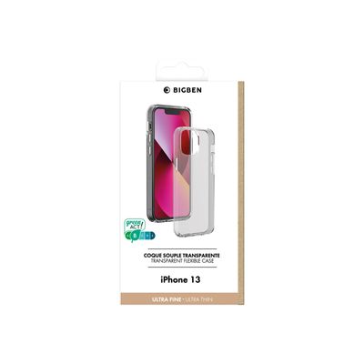 Bigben Connected Silisoft - coque de protection pour iPhone 13 - transparent