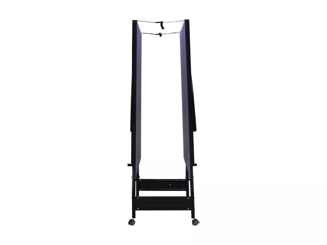 Table de ping-pong pliable à roulettes avec accessoires - Bleu - L274 x P152.5 x H76 cm - GARRY