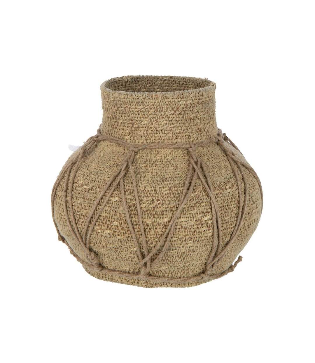 Paris Prix - Pot Décoratif herbes Marines 21cm Naturel