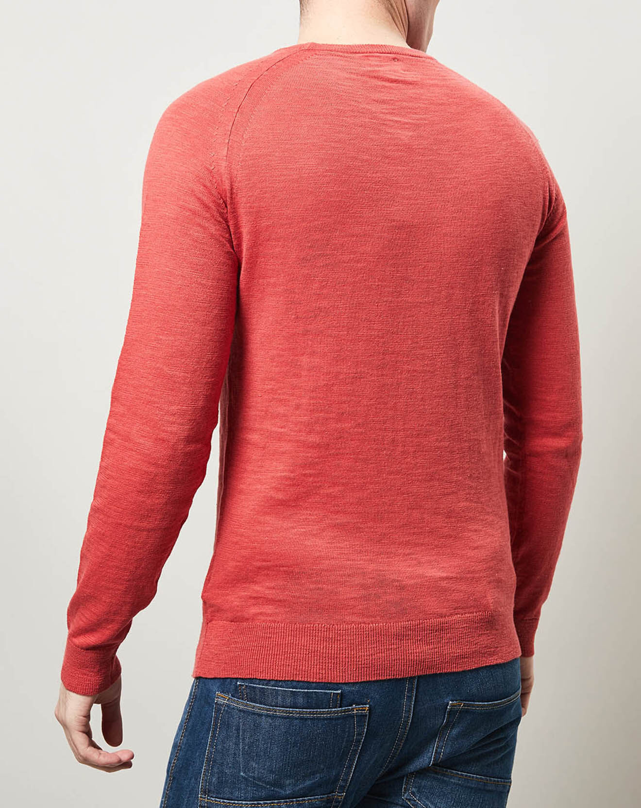 Hartford Pull Crew Slub rouge