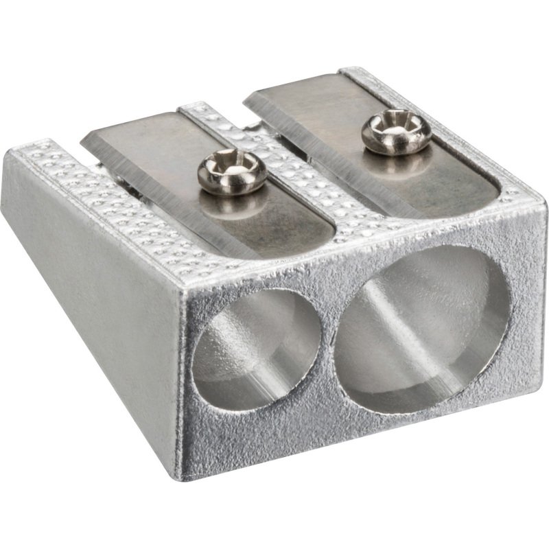 Taille-crayons 2 usages aluminium