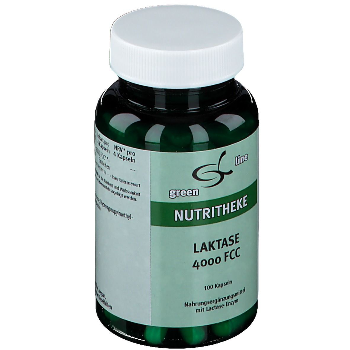 green line NUTRITHEKE Laktase 4000 FCC