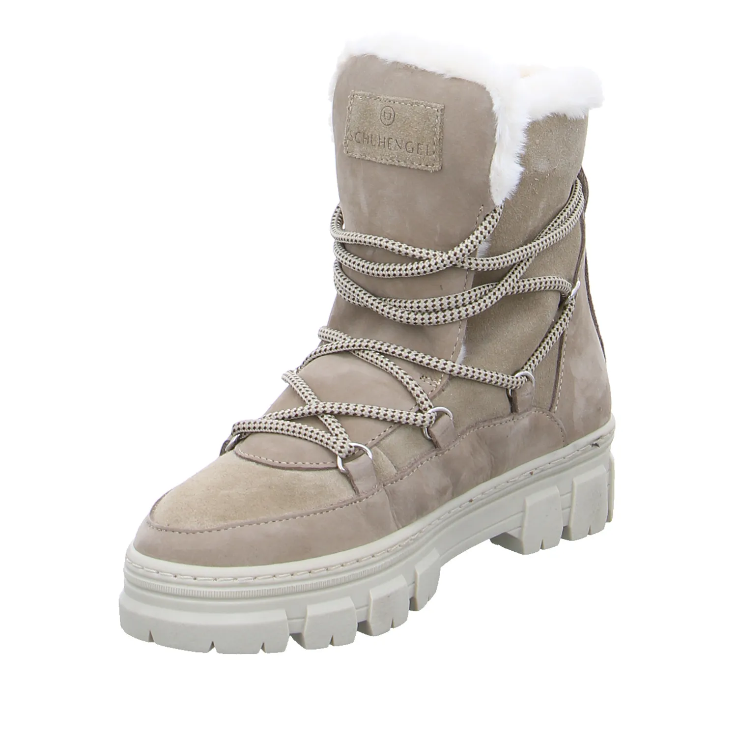 SCHUHENGEL Boot Taupe Leder