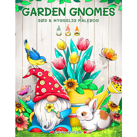 Garden Gnomes - Coloring Book Café