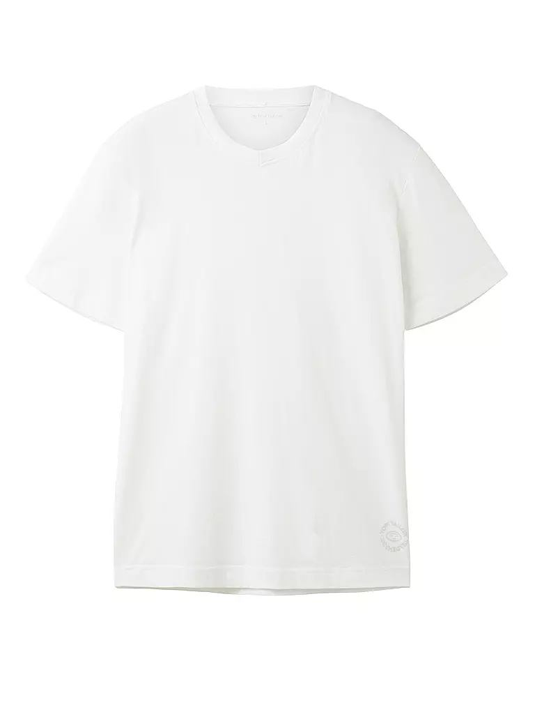 TOM TAILOR T-Shirt weiss