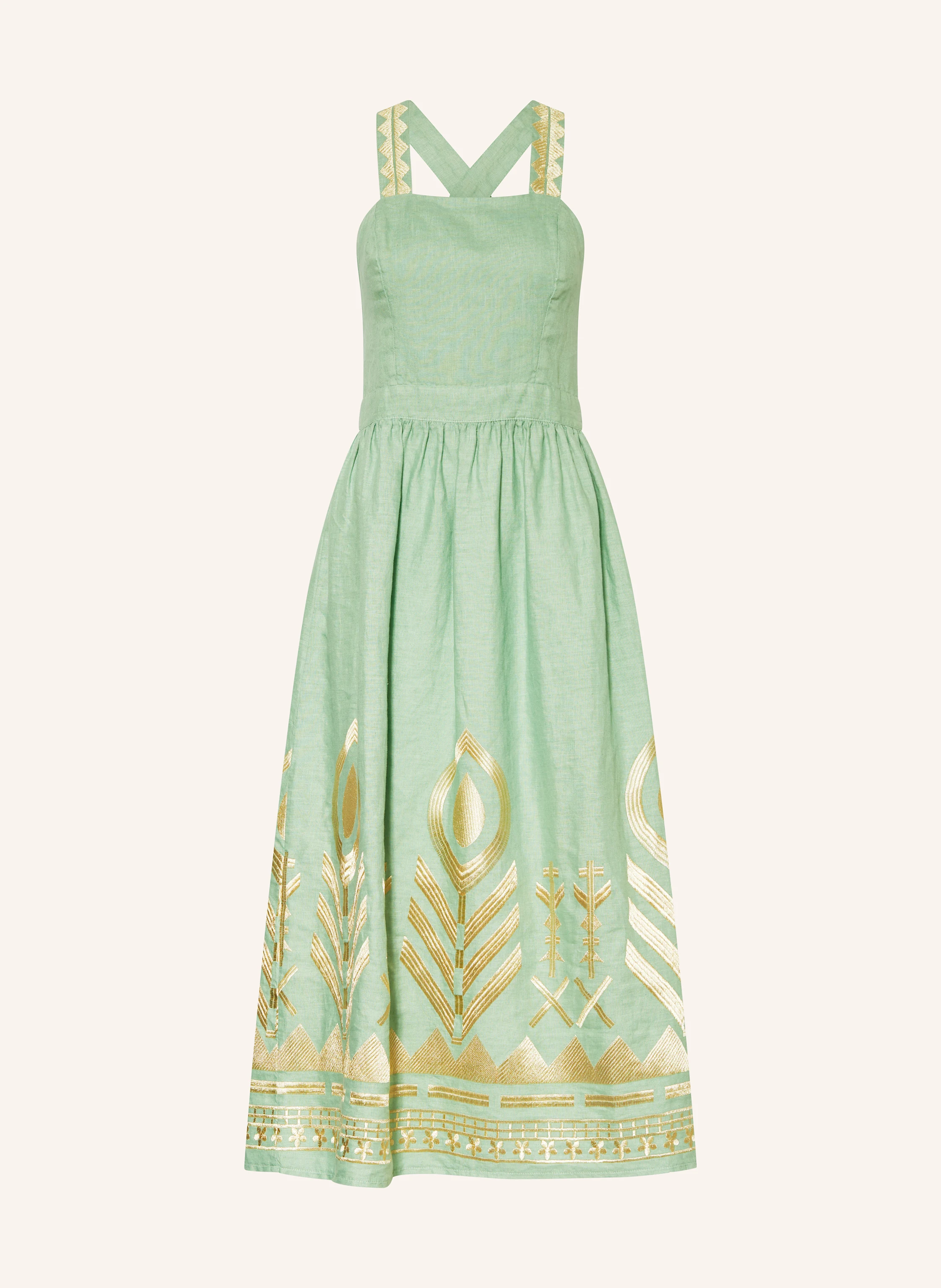 Greek Archaic Kori Kleid FEATHER aus Leinen