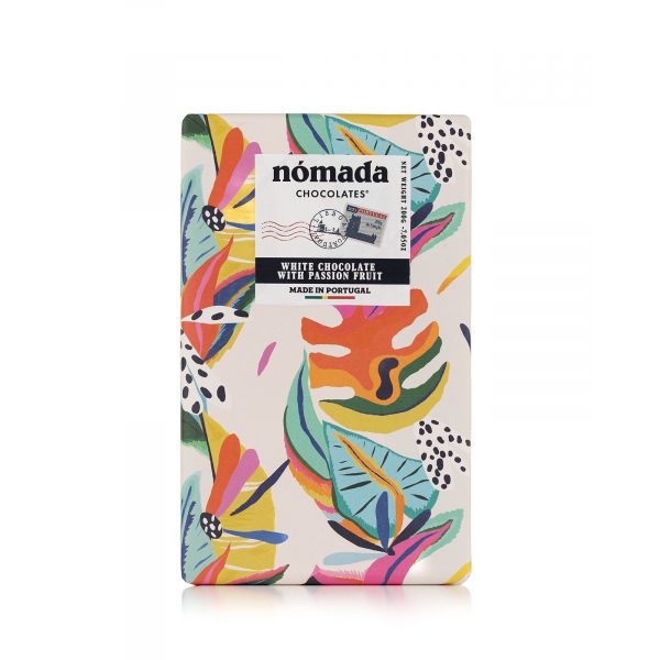 Nómada Tablete de Chocolate Branco com Maracujá 200g