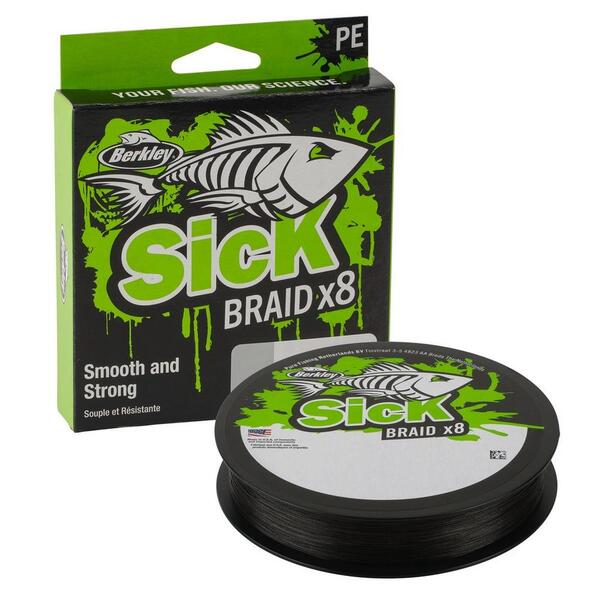 Tresse Berkley Sick Braid Black (150m)