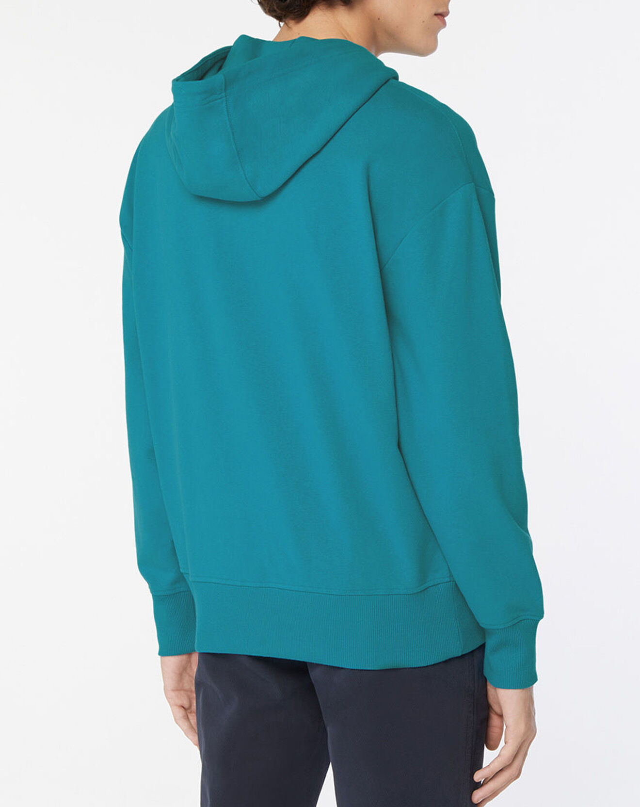 Tommy Jeans Sweat à capuche zippé Signature bleu canard