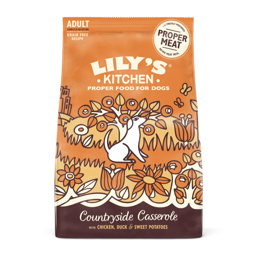 Ração para cães adultos Lily's Kitchen com frango e pato