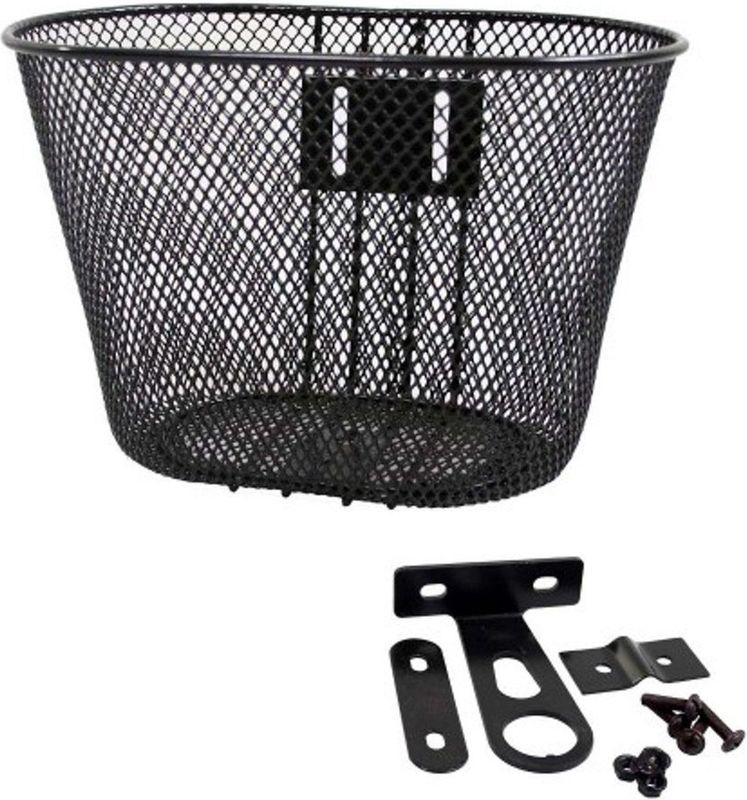 KGS - Piazzamand - Fietsmand - Zwart - Staal - Inclusief Bevestigingsmaterialen