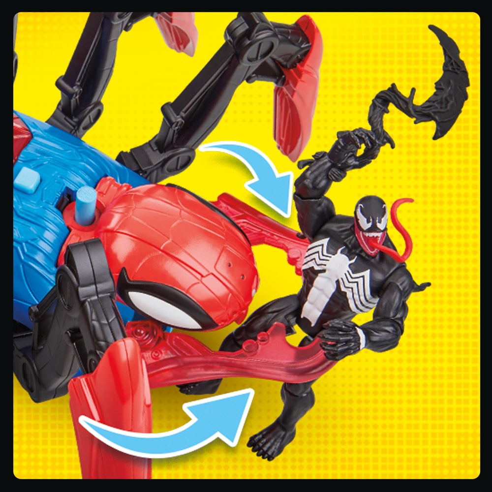 Marvel Spider-Man Crawl 'N Blast Spider mit Spider-Man Actionfigur