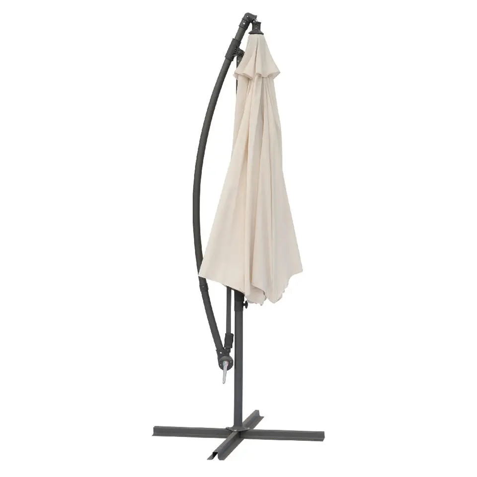SenS-Line Menorca zweefparasol rond - Ø 300 cm - Ecru