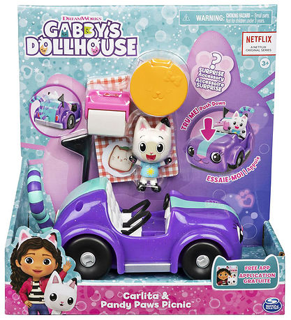 Gabby's Dollhouse S?t - Carlita & Pandy Paws Picnic