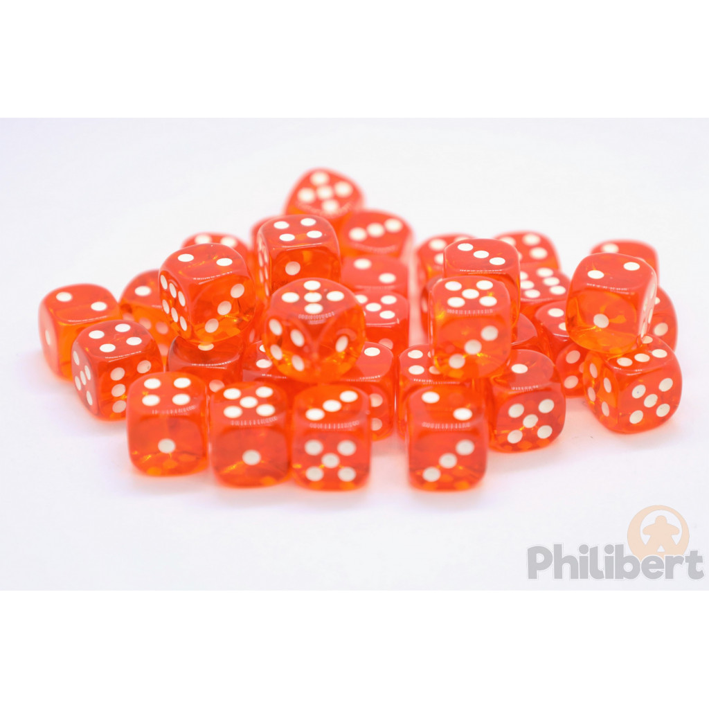 Set de 36 Dés Chessex : Translucides