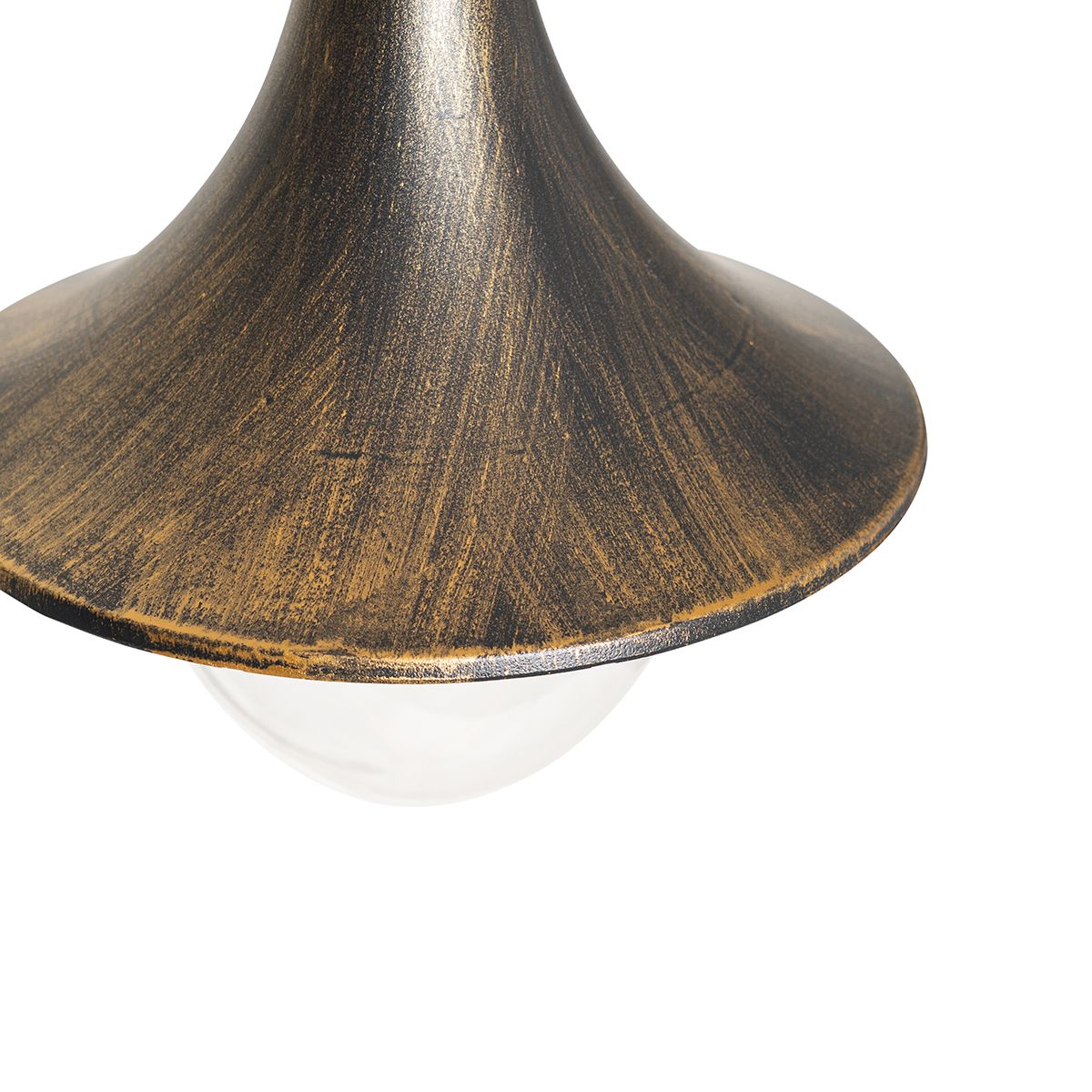 Smart buiten lantaarn antiek goud 125 cm IP44 incl. Wifi A60 - Daphne