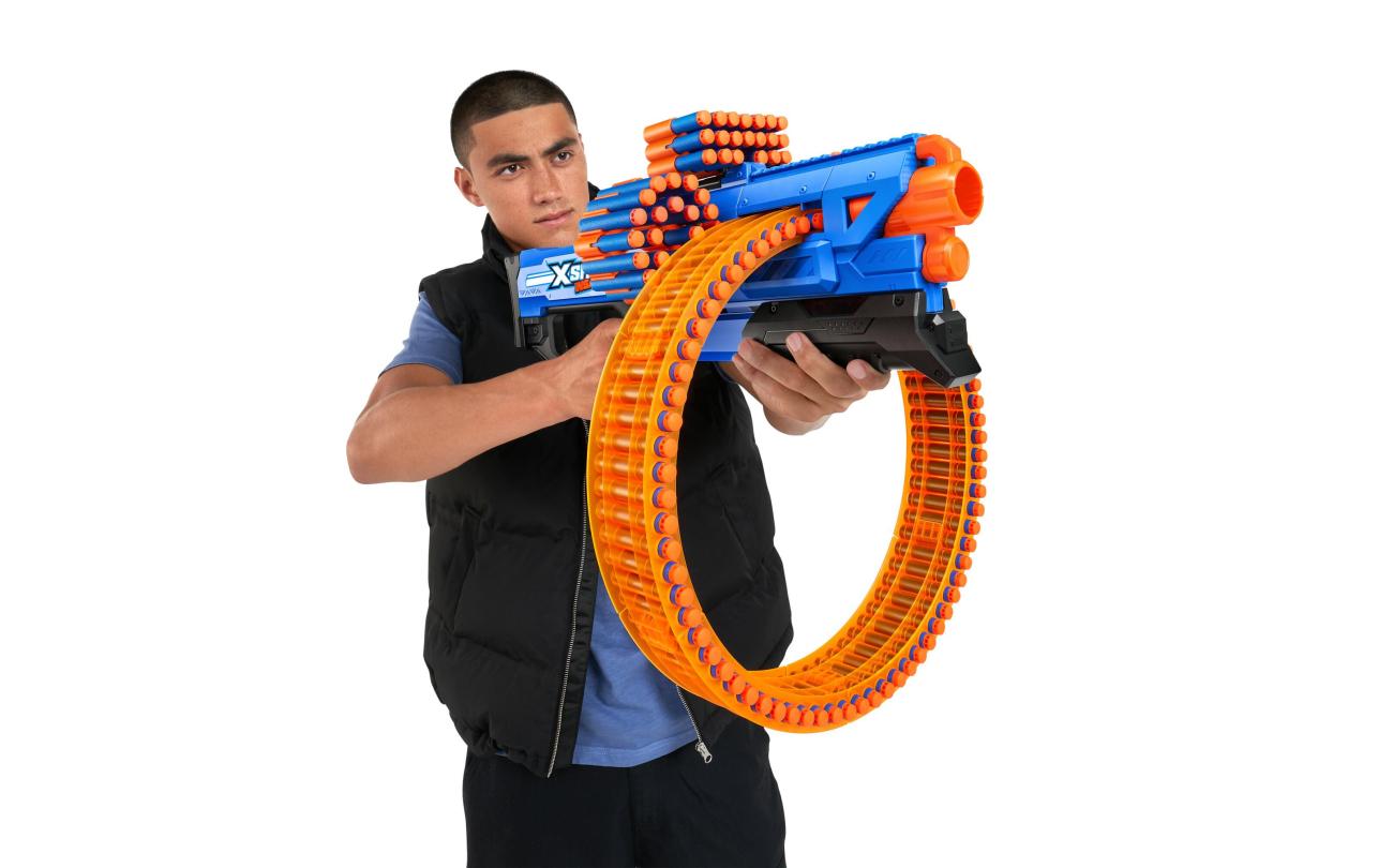 X-shot Insanity Mad Mega Barrel met 72 darts