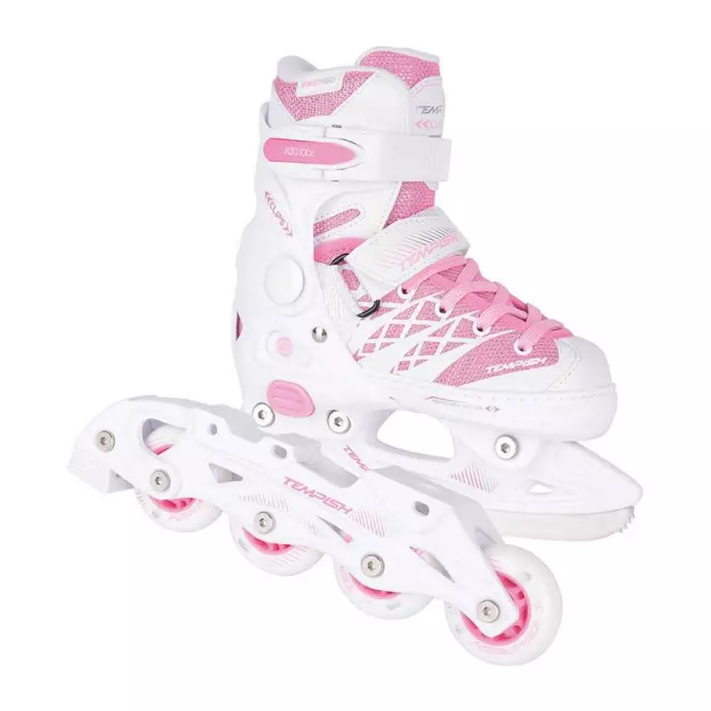 Tempish Clips Duo Rollers/Patins à  glace ajustables Enfant