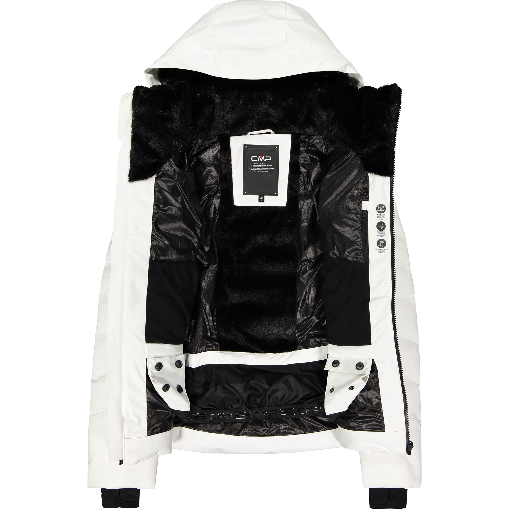 CMP Skijacke Damen weiß