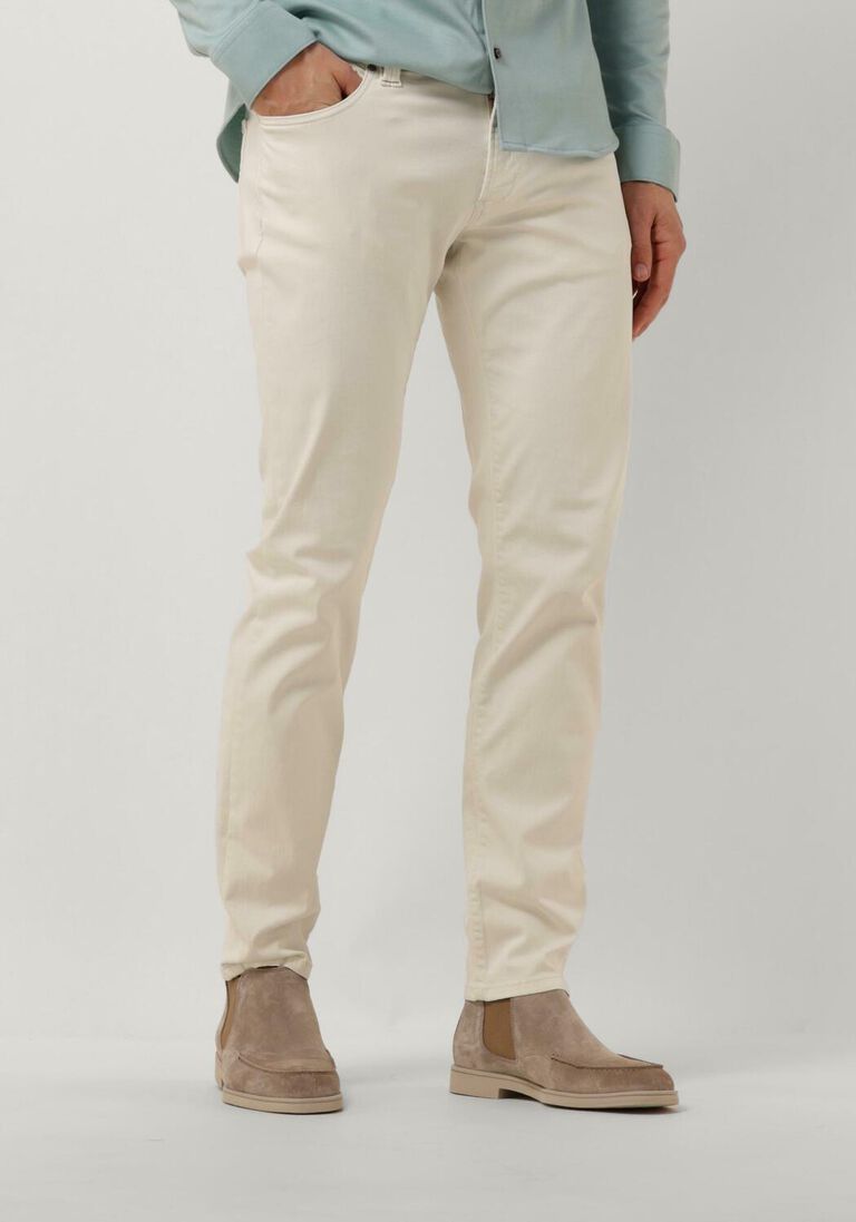 ALBERTO ecru alberto slim fit jeans slim