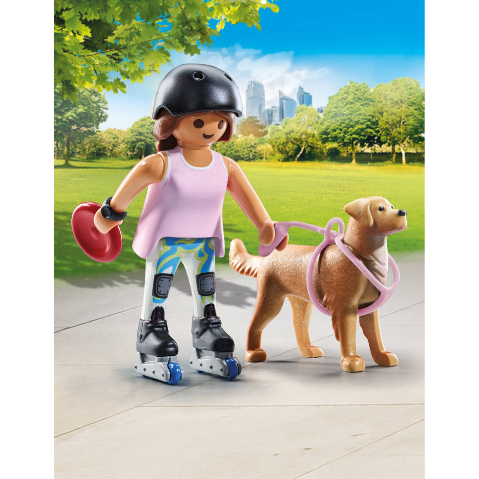PLAYMOBIL My Life schaatser met retriever 71739