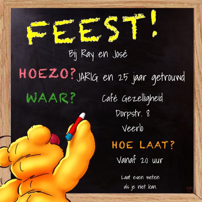 Doodles | Verjaardags uitnodiging | feest