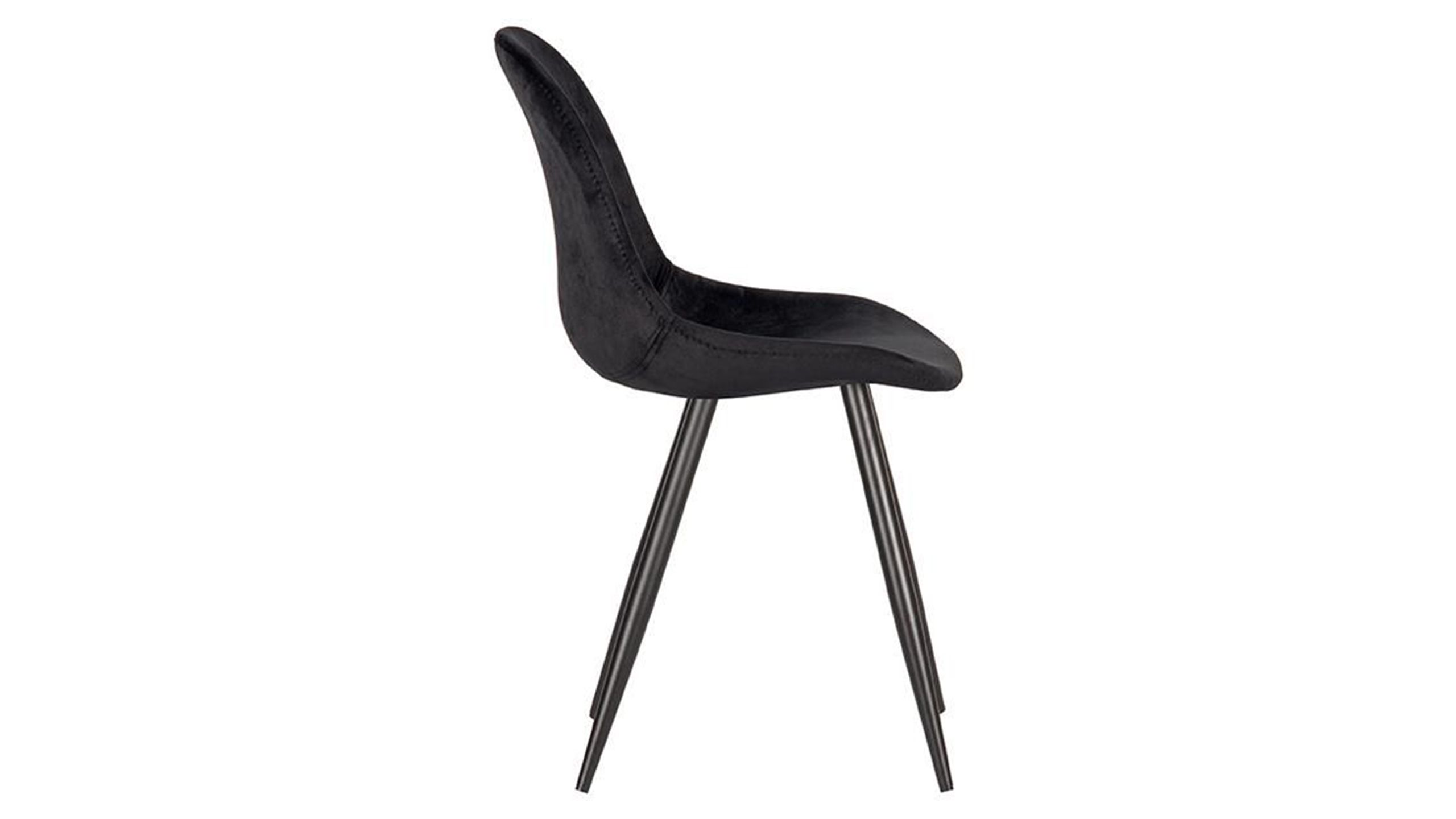 Eetkamerstoel Zwart FF-45.029 Capri B46 x D56 x H88 cm