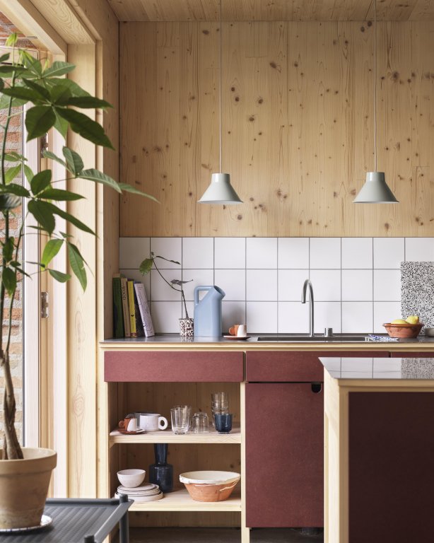 Muuto Top hanglamp Ø21 donkergroen
