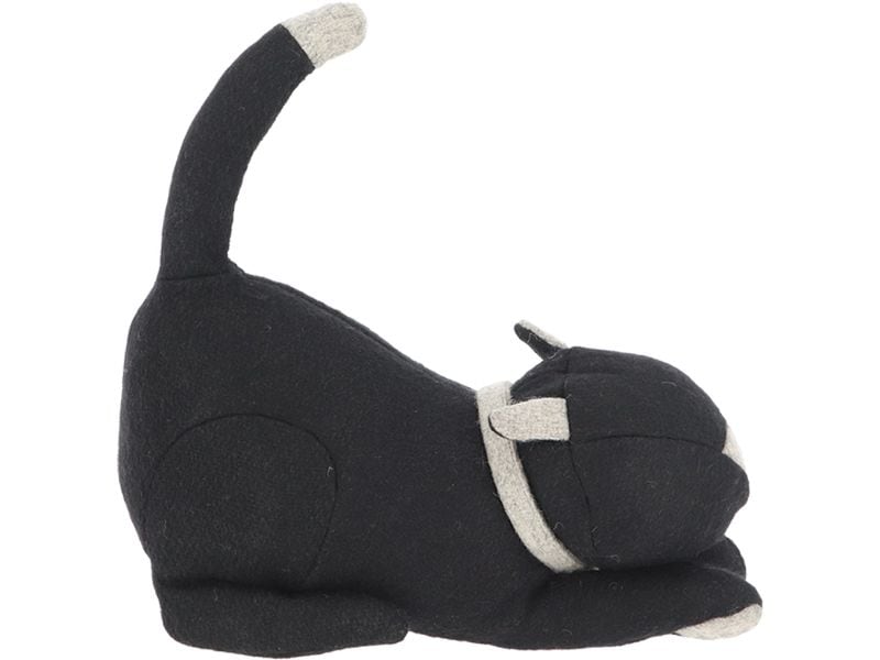 Esschert Design Türsicherung Katze Schwarz Türstopper