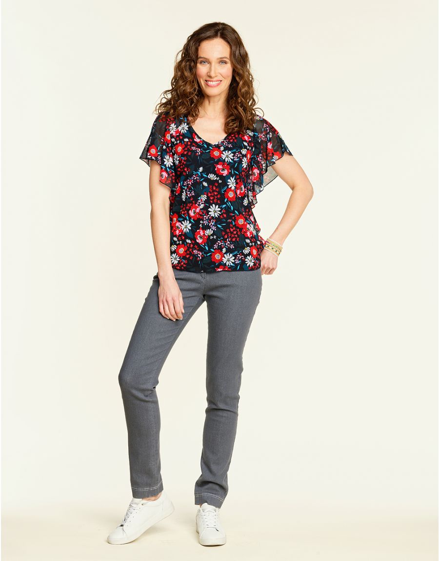 Blouse légère en résille