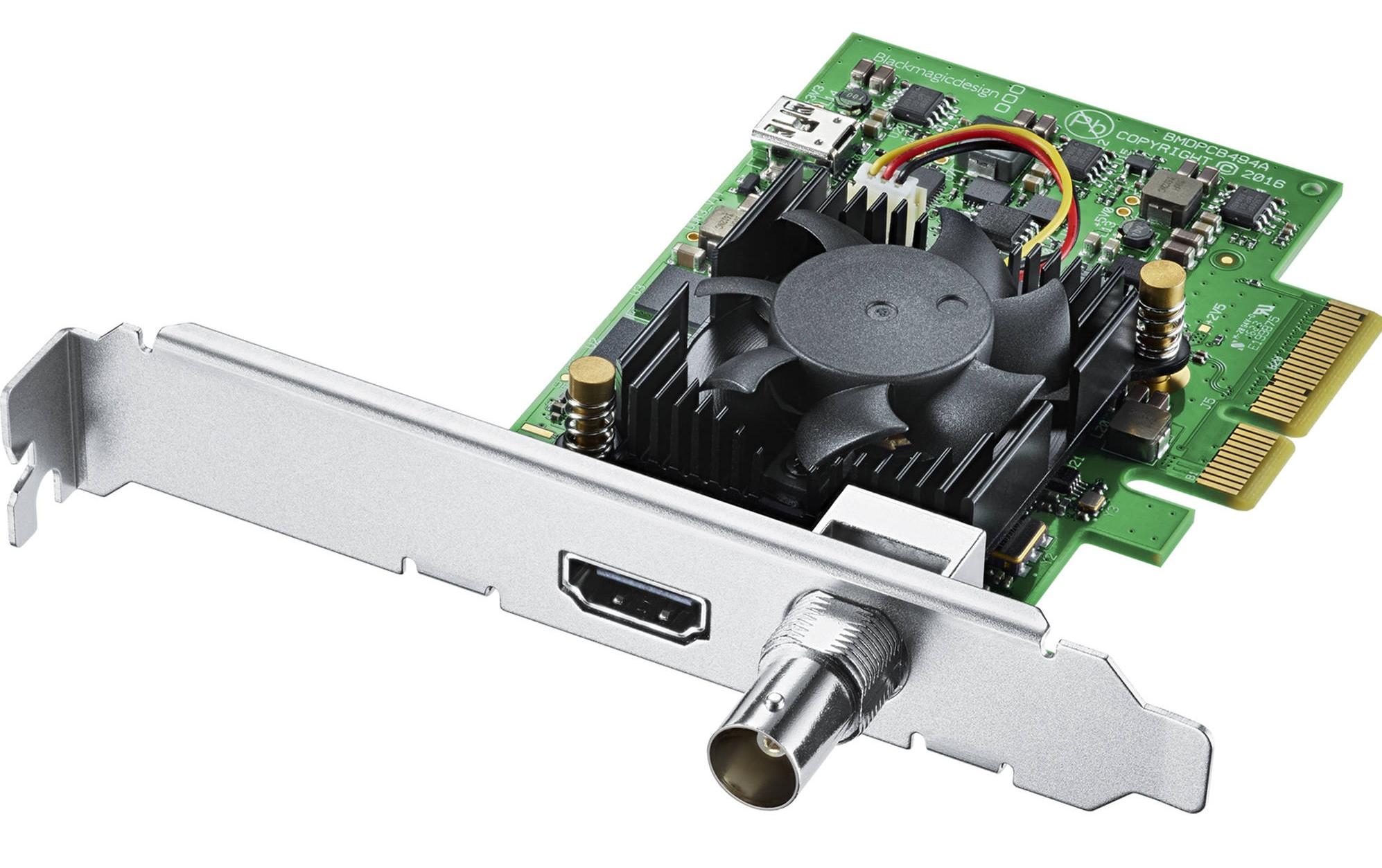 Recorder DeckLink Mini Monitor 4K<br>Professionelle Leistung und neuste Spitzentechnologien