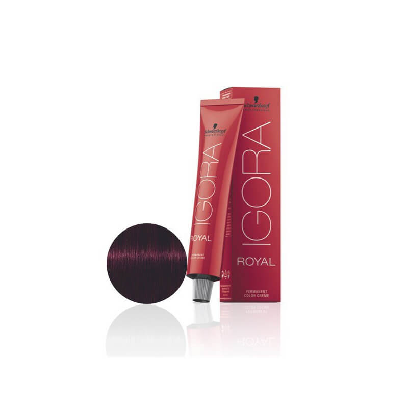 Coloration Igora Royal 4-99 châtain violet rouge 60ML