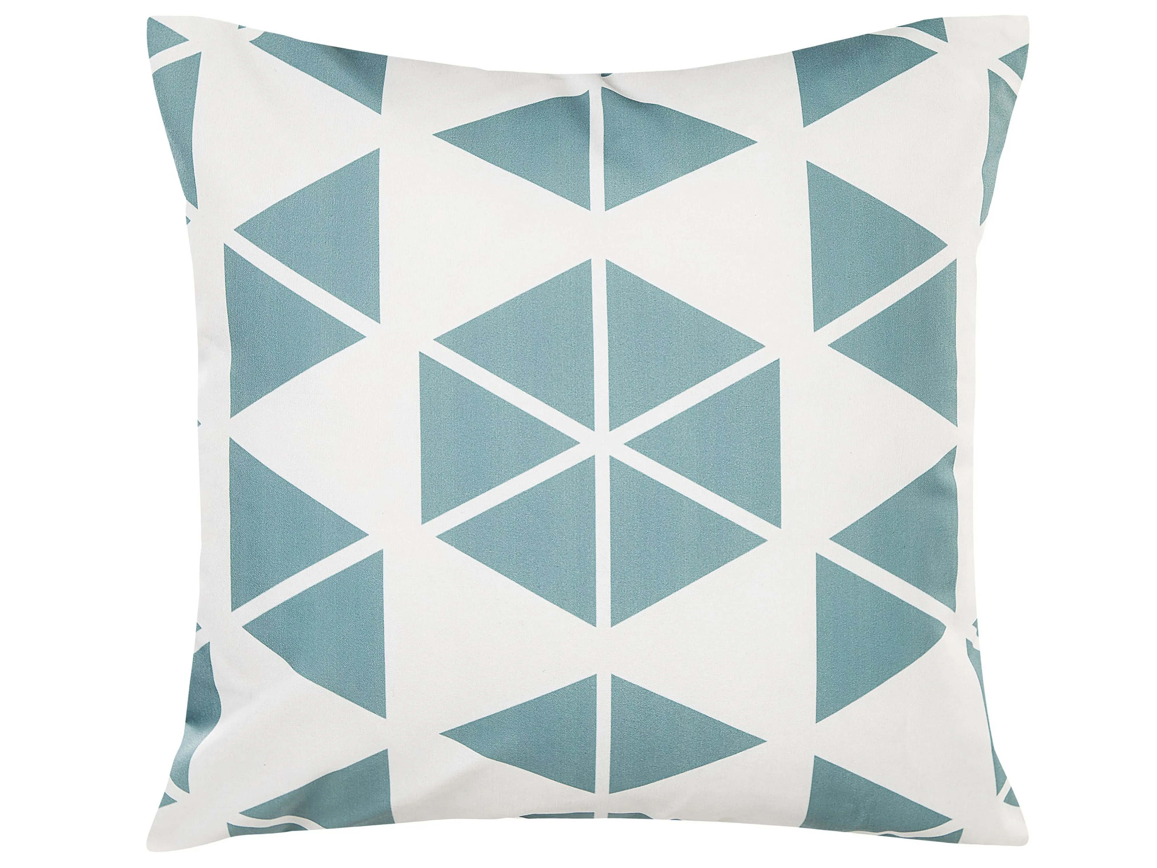 Set van 2 tuinkussens RIGOSA geometrisch patroon 45 x 45 cm Lichtblauw