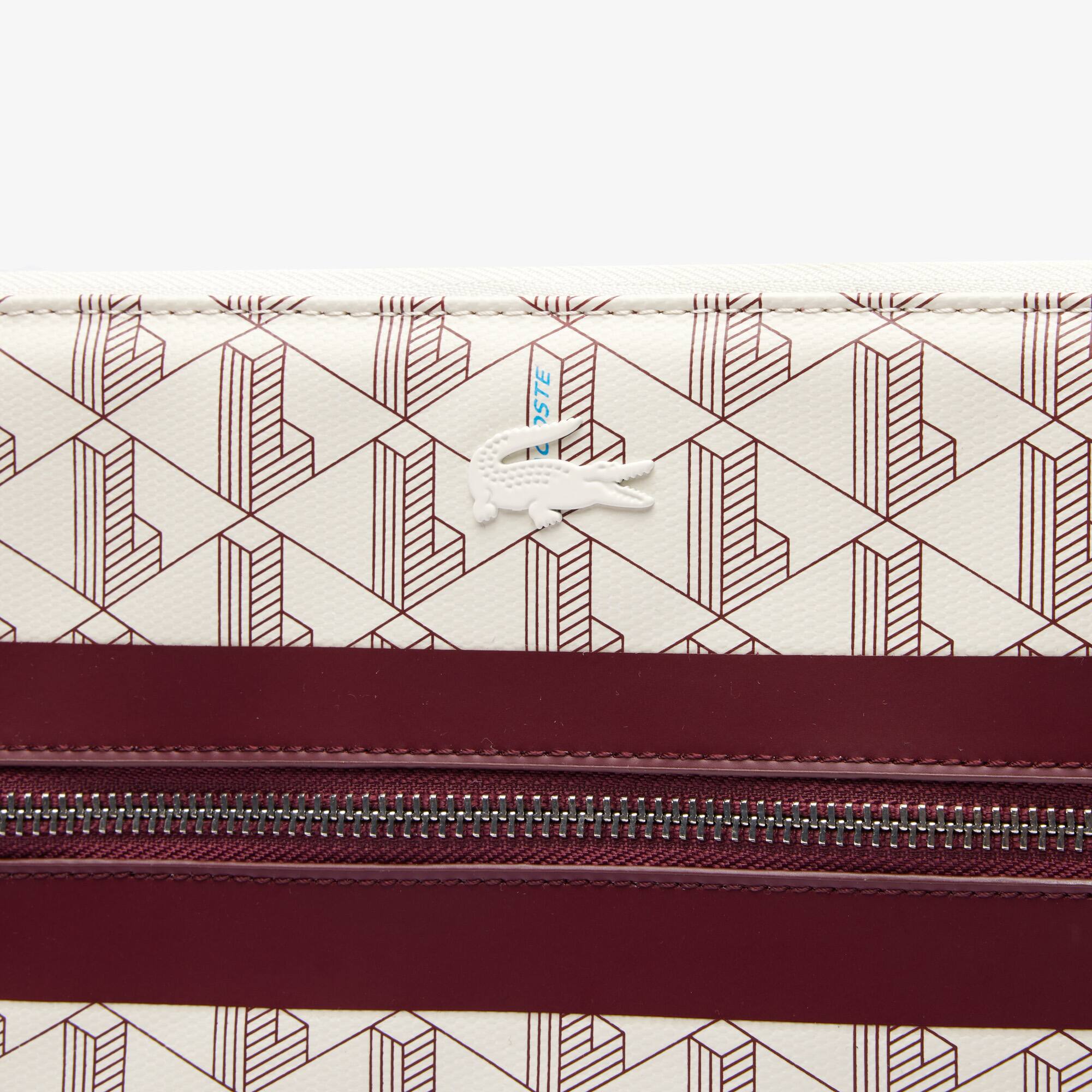 Pochette d'ordinateur 13 pouces avec monogramme Portefeuilles & Petite Maroquinerie - Blanc - Lacoste - Femme