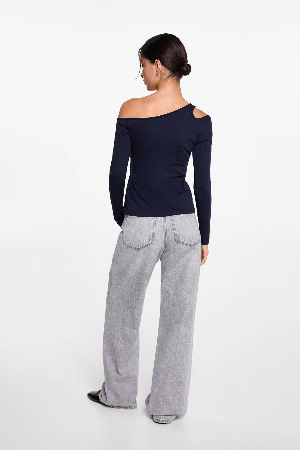 MANGO TEEN top donkerblauw