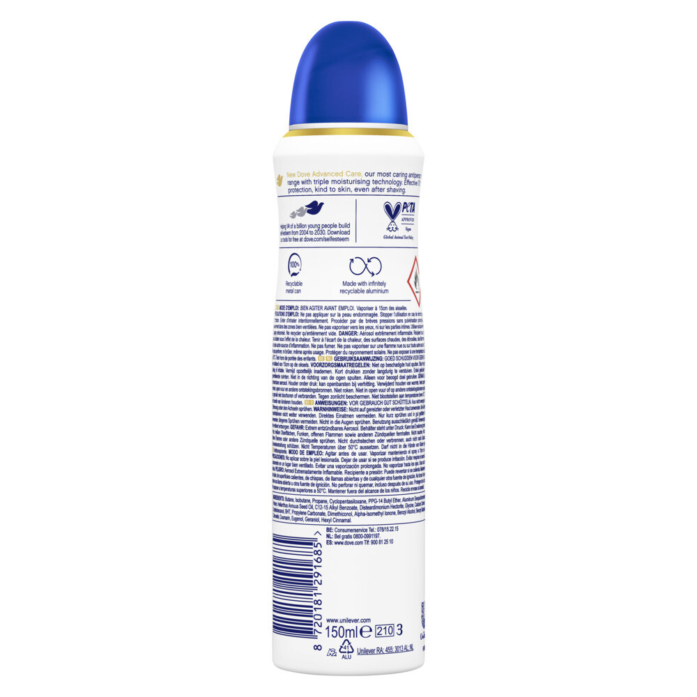Dove Deodorant Spray Orginal150 ml