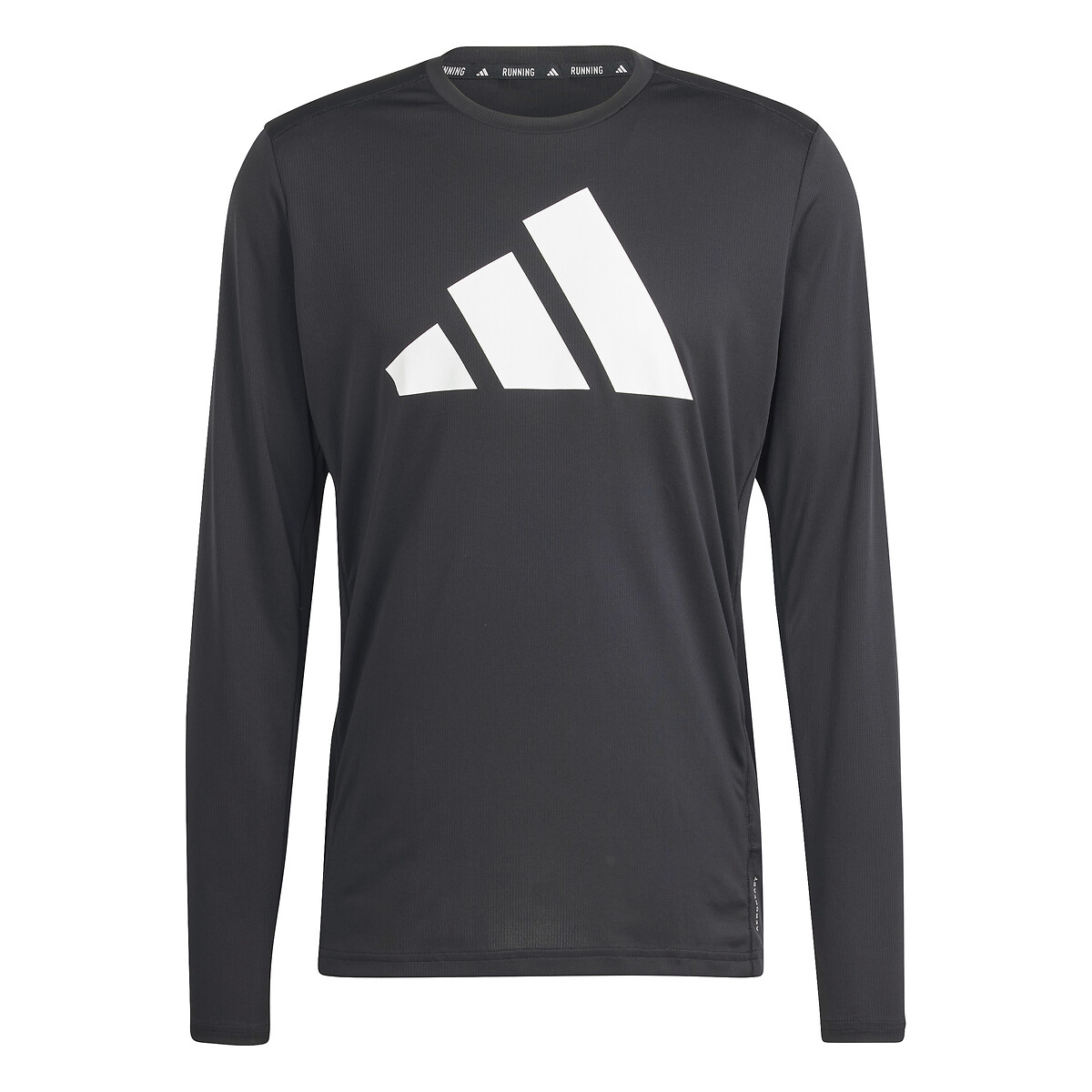 Camiseta de manga comprida adidas Performance com logotipo grande