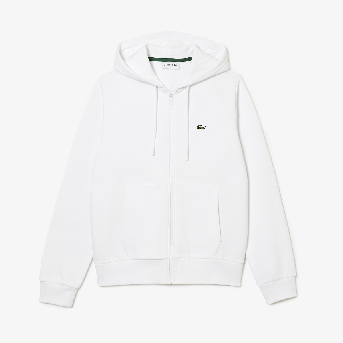 LACOSTE<br>Moletom com zíper em katoen